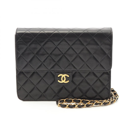 Chanel Lambskin Matelasse Single Flap Shoulder Bag