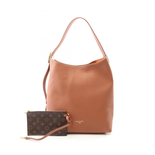 Louis Vuitton Leather Hobo Shoulder Bag M24974