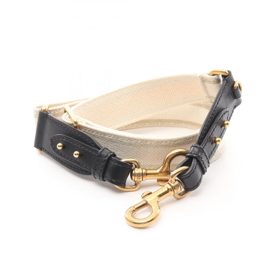 Dior Embroidery Canvas Leather Shoulder Strap