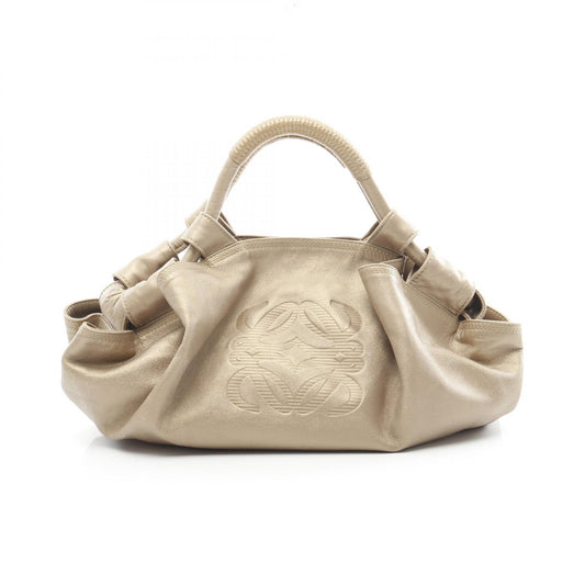 Loewe Nappa Aire Leather Handbag Gold