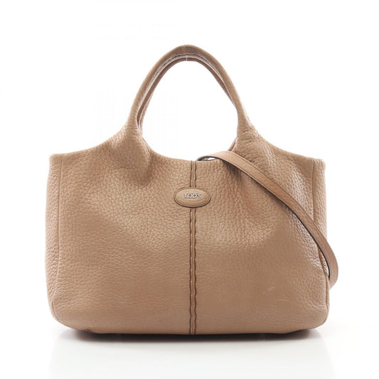 Tod's Leather Handbag Brown