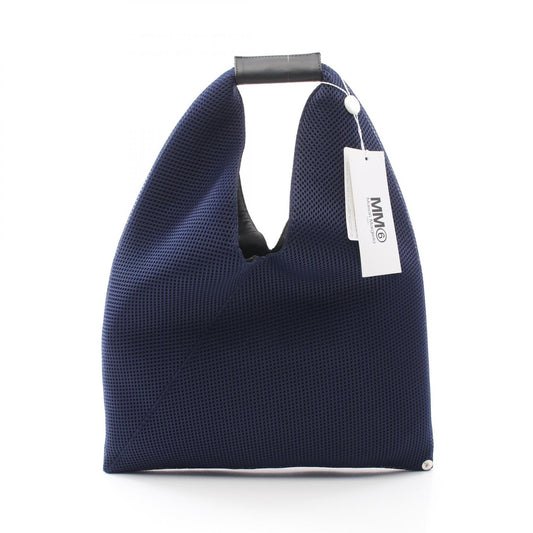 MM6 Japanese Leather Polyester Tote Bag Navy