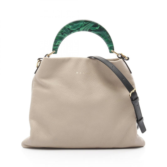 Marni Venice Small Hobo Leather Handbag