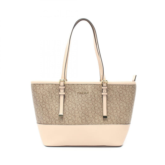 Calvin Klein Tote Bag PVC Canvas Leather