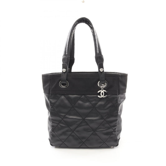 Chanel Paris Biarritz PM Tote Bag Leather PVC