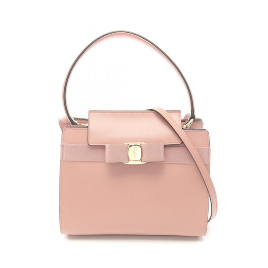 Salvatore Ferragamo Vara Ribbon Leather Handbag