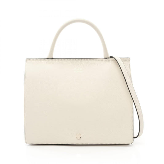 OAD NEW YORK PRISM Leather Handbag White