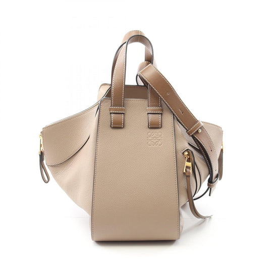 Loewe Hammock Small Leather Handbag Beige/Brown