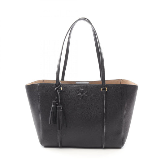 Tory Burch Thea Leather Tote Bag Black