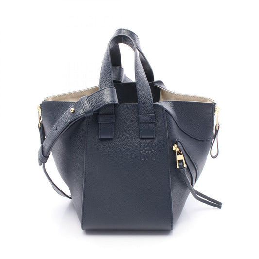 Loewe Leather Hammock Compact Handbag Navy