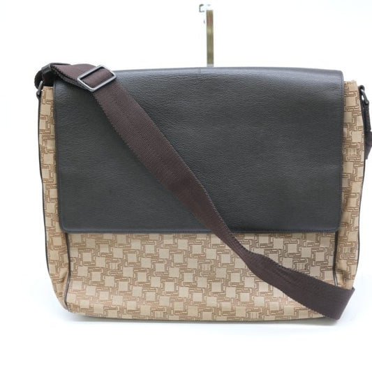 Dunhill D8 Canvas Leather Messenger Bag