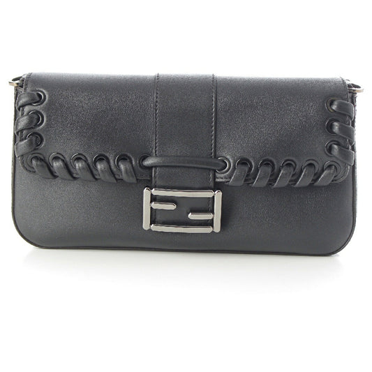 Fendi Leather Mamma Baguette Shoulder Bag