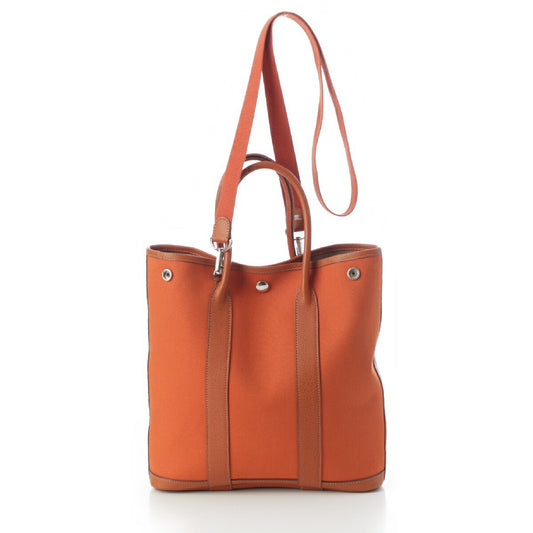 Hermes Canvas Garden File PM 2way Bag