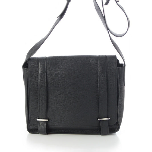 Hermes Steve Caporal 27 Leather Shoulder Bag