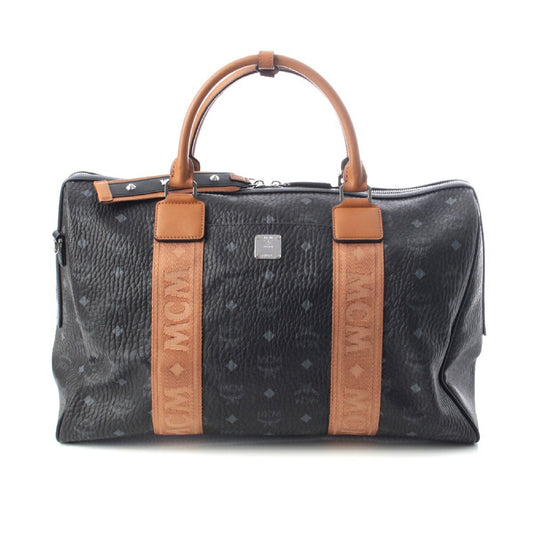 MCM Leather Canvas Ottomar Weekender Bag
