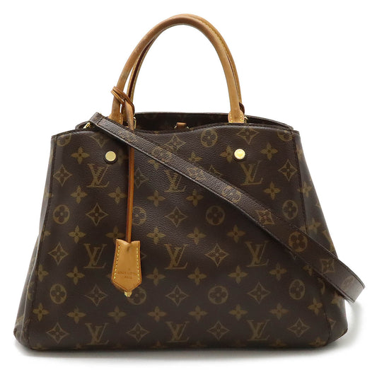 Louis Vuitton Monogram Montaigne MM Handbag M41056