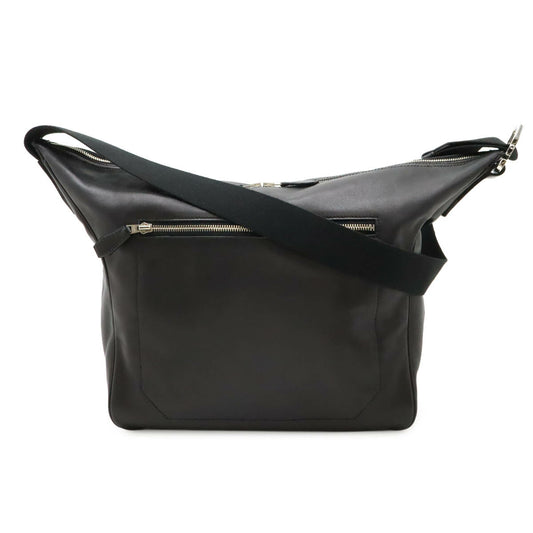 Hermes Cityslide MM Black Leather Shoulder Bag