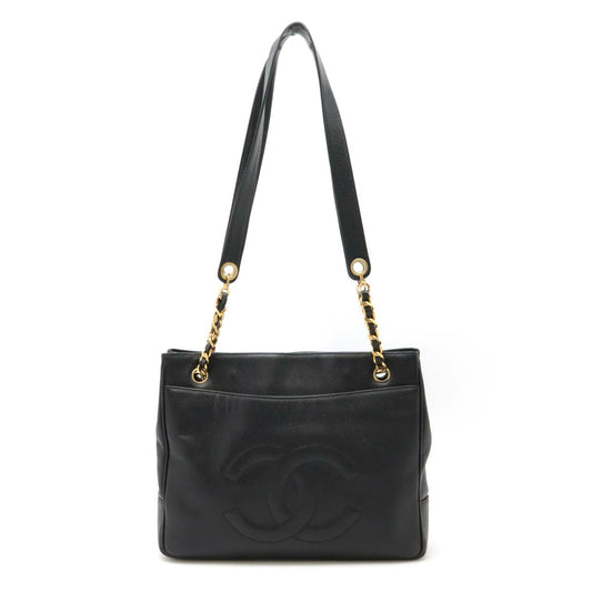 Chanel Caviar Skin Coco Mark Tote Bag