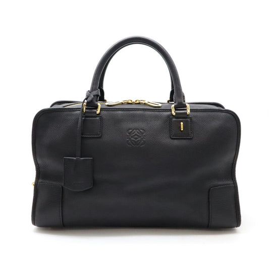 Loewe Leather Amazona 36 Handbag Black