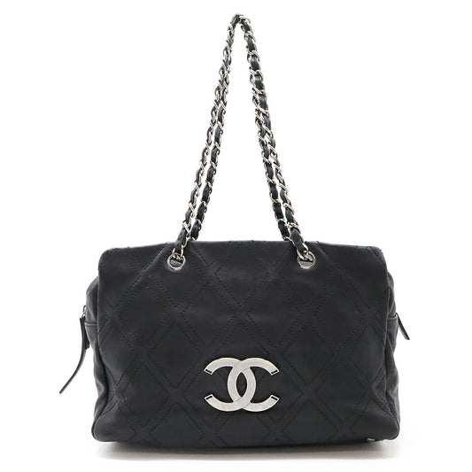 Chanel Coco Mark Leather Tote Bag