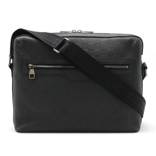 Louis Vuitton Damier Infini Calypso MM Messenger Bag Black