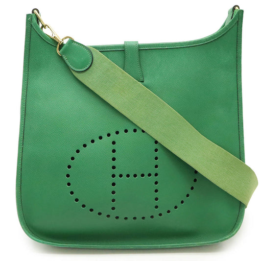Hermes Evelyne I GM Shoulder Bag Green