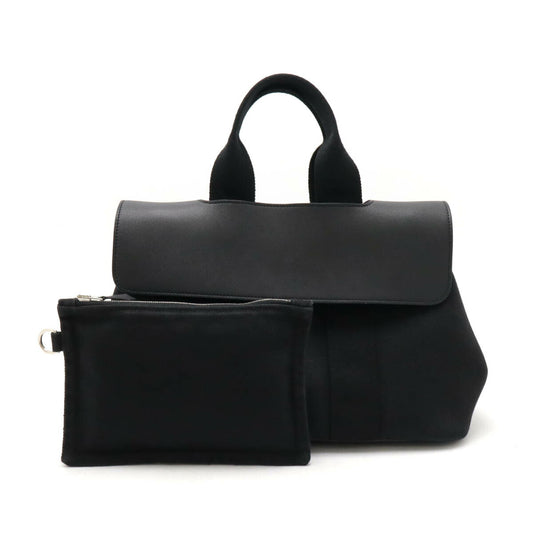 Hermes Valparaiso PM Handbag Black Leather