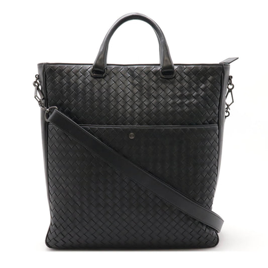 Bottega Veneta Leather Intrecciato Tote Bag