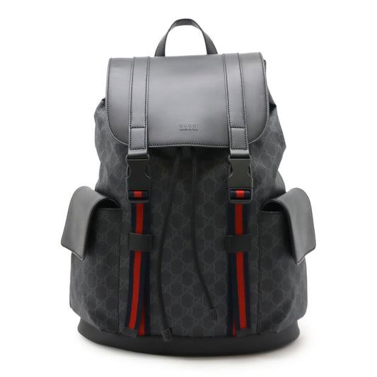 Gucci Soft GG Supreme Backpack PVC Leather