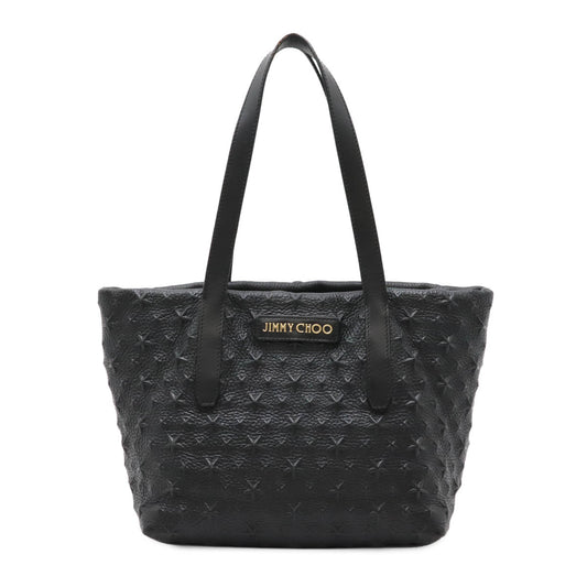 JIMMY CHOO PIMLICO Star Embossed Leather Tote