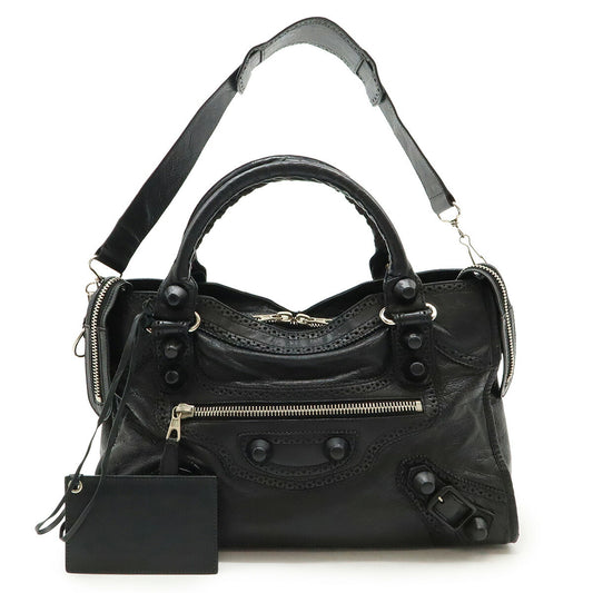 Balenciaga Leather Giant City Editor Bag