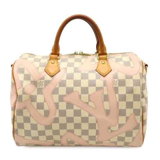 Louis Vuitton Damier Azur Tahiti Speedy Bandouliere 30 Handbag