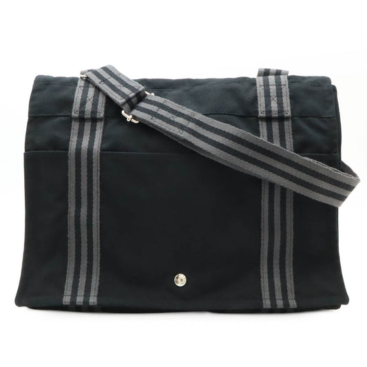 Hermes Canvas Fourre-Tout MM Messenger Bag