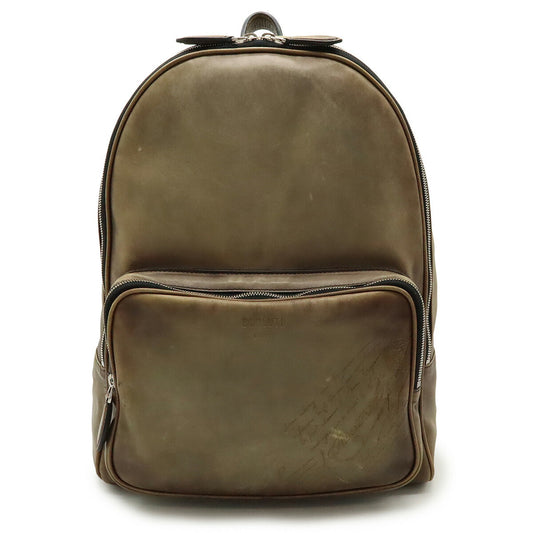 Berluti Venezia Leather Calligraphy Backpack