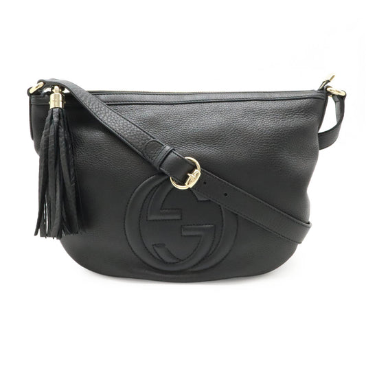 Gucci Soho Leather Shoulder Bag with Tassel