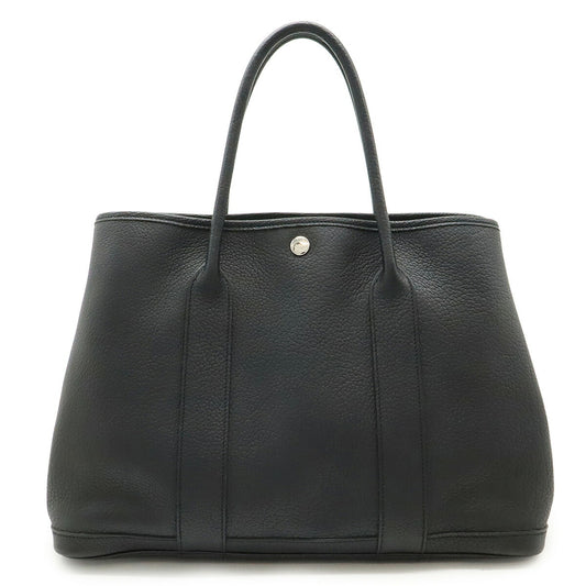 Hermes Garden Party PM 36 Tote Bag Black