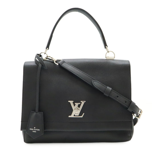 Louis Vuitton Lockme Cartable Handbag Black