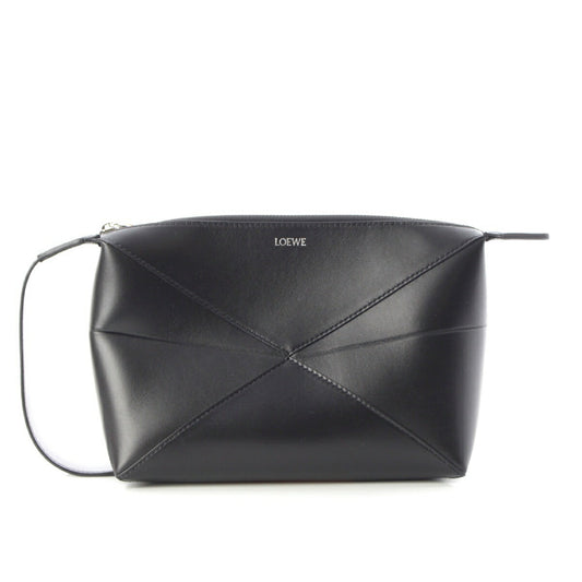 Loewe Leather Puzzle Fold Wash Bag Clutch