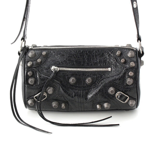 Balenciaga Leather Cylinder Crossbody Bag