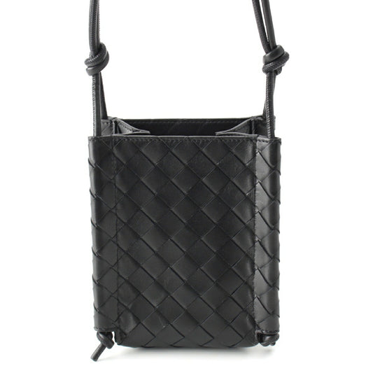 Bottega Veneta Leather Intrecciato The Knot Mini Shoulder Bag