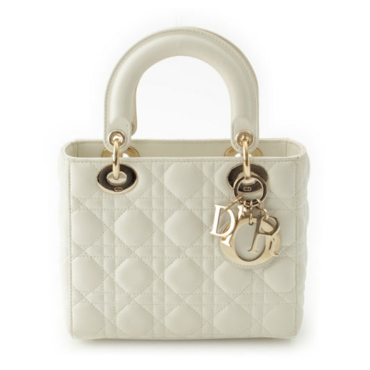 Dior Lady Dior Lambskin Handbag