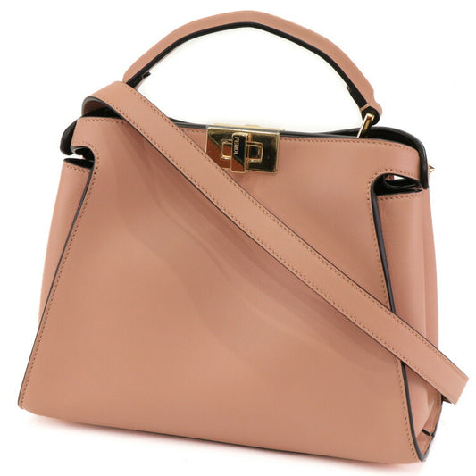 Fendi Peekaboo Leather 2WAY Handbag