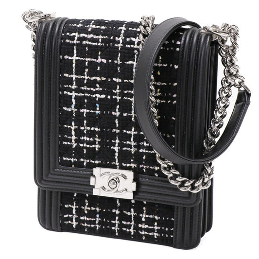 Chanel Boy Tweed Crossbody Bag AS0130