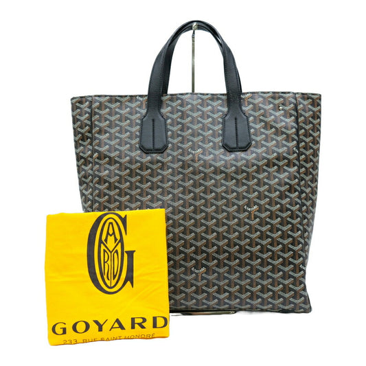 Goyard Sac Voltaire Tote Bag Black Leather