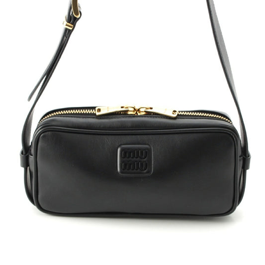 Miu Miu Leather Logo Crossbody Bag 5BC158