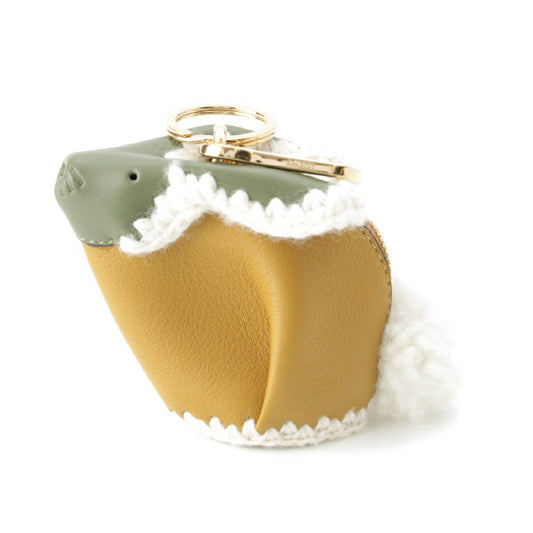 Loewe Leather Rabbit Keyring Pouch Charm
