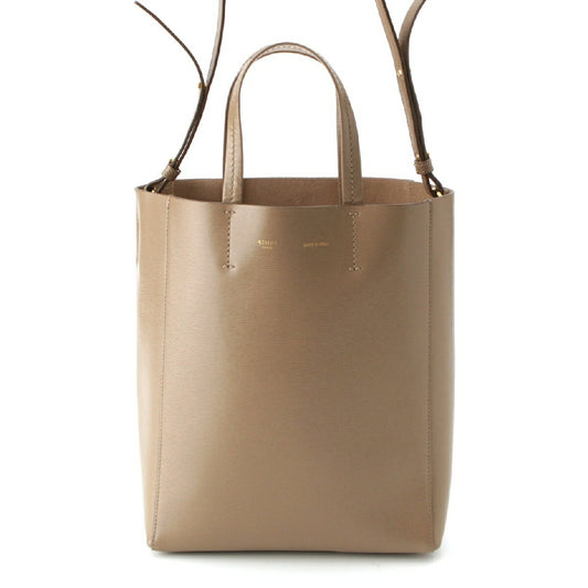 Celine Leather Vertical Cabas Tote Bag