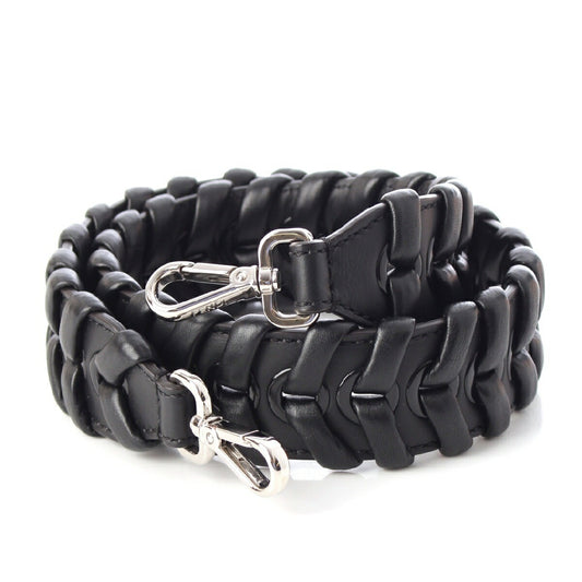 Fendi Leather Braided Shoulder Strap