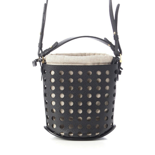 Delvaux Mini Airless Soft Grain Leather Bucket Bag