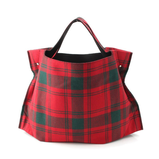 Comme des Garcons Canvas Check Tote Bag RG-K202